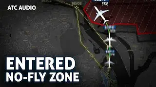 TRUMP's Airplane Violates WHITE HOUSE Airspace Restrictions. Real ATC Audio