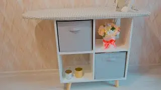 Гладильная доска - стеллаж своими руками