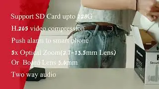 Experience Unbeatable Surveillance with Our IP66 Mini PTZ Camera!