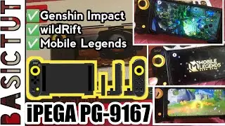 iPEGA PG-9167 Dual Thorn Controller (INSANE) Game test | Genshin Impact | Mobile Legends | wildRift