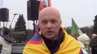 ПЕРВОМАЙ ЗА УКРАИНУ - 01.05.14. Олег Ильин - Петербург