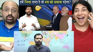Khan Sir से समझे - हमे जिंदा रहना है तो रूस को बचाना ही पड़ेगा😮| Indian Americans Reaction! ✨