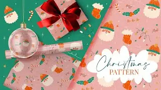 HOW TO DRAW A СHRISTMAS PATTERN IN ADOBE ILLUSTRATOR