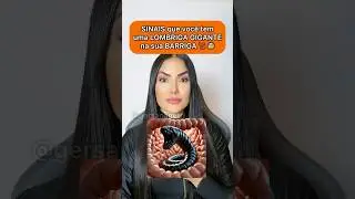 SINAIS QUE VOCÊ TEM UMA LOMBRIGA GIGANTE NA BARRIGA #saude #curiosidades