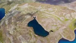 Архыз с высоты #3. Arkhyz from the height #3 Pereval'noye lake. Озеро Перевальное.
