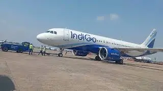 AIRBUS A320 PUSH BACK VIDEO CHENNAI INTERNATIONAL AIRPORT✈️ AIRSIDE