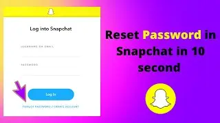 How To Change Password On Snapchat | Reset Password on Snapchat