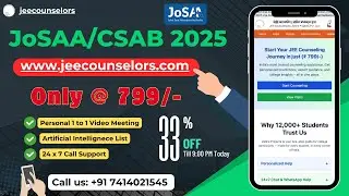 JEE Advance Result Out! Book Professional JOSAA & CSAB Counseling for 2025