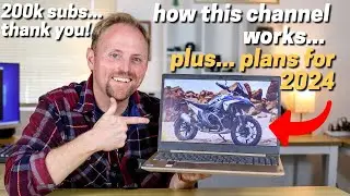 How Big Rock Moto Works and My Plans for 2024 (200k subscriber update)