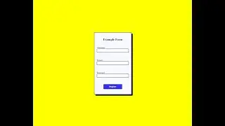 Basic Form Validation For Beginners - (HTML CSS JAVASCRİPT)