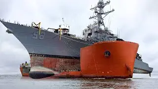 What Happens When US Billion $ Warship Breaks Down in Middle of the Ocean