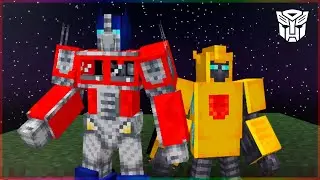 I added TRANSFORMERS to Minecraft! 😱 ➲ Minecraft Transformers mod ➲ Optimus Prime, Bumblebee