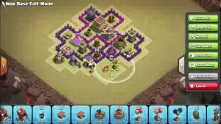 Best TH7 War Base[ANTI 3 STAR]+200 TROPIES 2016
