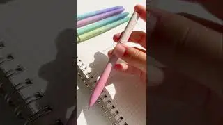 perfect ombre gel pens for notetaking 😍 #studyhacks #study #notes #kpop #aesthetic #unboxing
