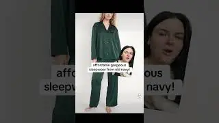 Affordable satin pajamas! Old navy! #fashiontrends #gothic #halloween #fallfashion #viral #style