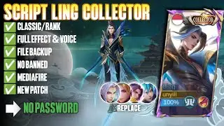 Script Skin Ling Collector Serene Plume No Password Full Effect | Full Voice | New Patch