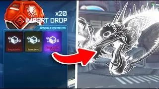 OPENING *20* IMPORT DROPS IN ROCKET LEAGUE! (ASMR/Fast Pace)