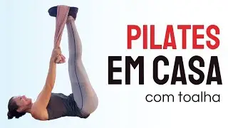 PILATES EM CASA! IDOSOS E INICIANTES! COM TOALHA!
