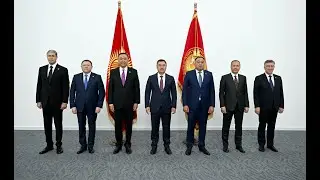 Садыр Жапаров Түрк мамлекеттер уюмунун ички иштер министрлерин кабыл алып СӨЗ сүйлөдү - ВИДЕО