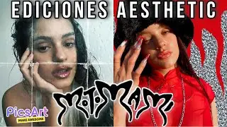 3 IDEAS AESTHETIC para editar fotos | Ediciones con Picsart 2023 | Estética de Rosalia