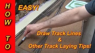 How to draw track lines & other track laying tips!
