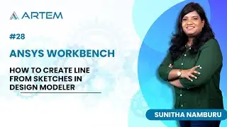 How to create line from sketches in Design Modeler - Ansys Workbench #29