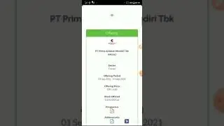 Cara Pesan Saham IPO OILS PT Indo Oil Perkasa di IPOT atau Indo Premier Sekuritas melalui e-ipo...