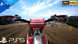 (PS5) MXGP 2021 ON Board a CRF 450R | Ultra High Realistic Graphics [4K HDR 60 fps]