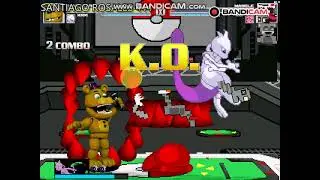 adventure frebear y mewtwo team up survival mugen