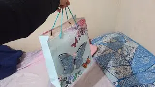 MONTANDO UMA SACOLA DE PRESENTE  PARA AMIGUINHA DO NICK🎁❤️