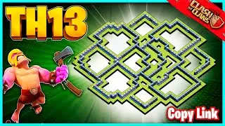 *NASTY* TH13 Trophy Farming Base 2020 - Town Hall 13 Trophy - th13 base link