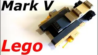 Лего мини танк Mark 5 (самоделка из лего)