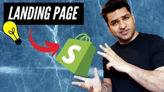 Shopify Landing Page Tutorial For Beginners || Step By Step