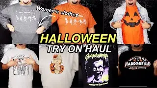 TRYING ON WOMENS PLUS SIZE CLOTHES | HALLOWEEN HAUL