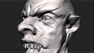 ZBrush maquette orc sculpt