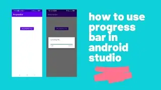 how to use #progressbar in android studio|#progressbar in android studio|#progressbar