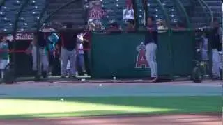 Miguel Cabrera Detroit Tigers BP Home Run Angel Stadium 9-8-12