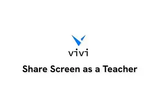 Share Screen as a Teacher