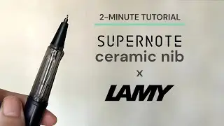 My favorite pen for the Supernote e-ink tablet! | TUTORIAL + parts | everlasting nib x Lamy pen body