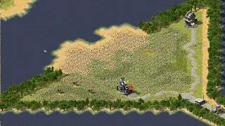 Red Alert 2 | Yuri's Revenge | 7 vs 1 | Extra hard AI | random