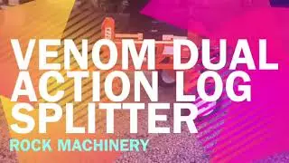 Rock Venom 20ton Dual Action Log Splitter