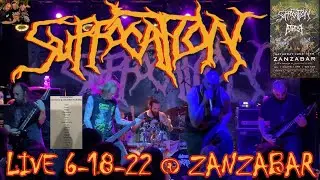SUFFOCATION Live @ Zanzabar FULL CONCERT 6-18-22 Forces Of Hostility Tour Louisville KY 60fps