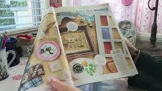 ASMR magazine page turning: travel+decorating. Soft spoken comments & reading.