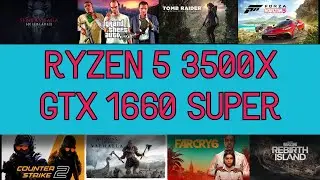 RYZEN 5 3500X + GTX 1660 SUPER TESTE EM JOGOS