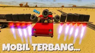 IT REALLY FLY!! Build a Rocket Car in a Desert Full of Single Zombies 🌵🔥🌵 | A Desrt Indonesia