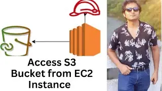 Connect S3 Bucket to EC2 Instance using IAM Role| Create IAM Role|Create EC2 Machine 