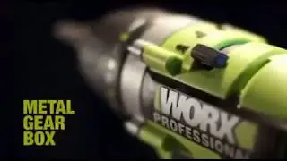 WORX WU280 1/4" Hex 12V Cordless Li-Ion Impact Driver Drill