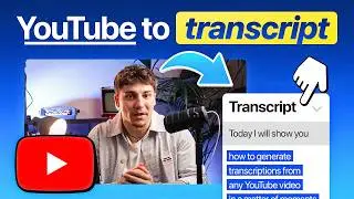 How to Transcribe a YouTube Video with AI (Video to Text)