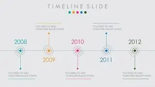Animated PowerPoint Timeline Slide Design Tutorial