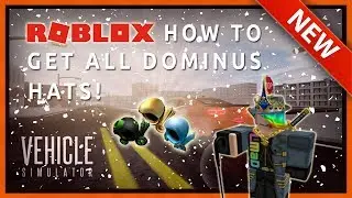VEHICLE SIMULATOR TUTORIAL: How to get ALL Dominus Hats! (Working)